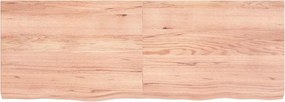 vidaXL Επιφ Τραπεζιού Αν Καφέ 140x50x(2-6)εκ. Επεξ. Μασίφ Ξύλο Δρυός