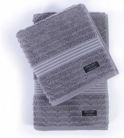 Πετσέτα Προσώπου (50x100) Nef-Nef Homeware Elements Elgyn Grey 600gsm