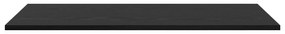 vidaXL Δίσκος Βιβλιοθήκης 4 pcs Μαύρο 100 x 40 x 1.5 εκ. Μοριοσανίδα