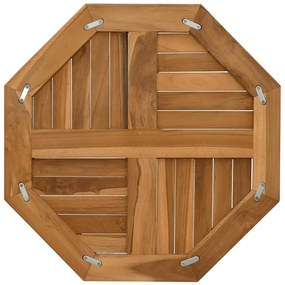 vidaXL Επιφάνεια Τραπεζιού Οκτάγωνη 60x60x2,5 εκ. Μασίφ Ξύλο Teak