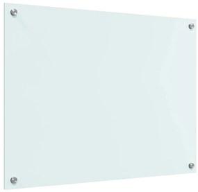 vidaXL Πλάτη κουζίνας Γάλα 80 x 60 cm σκληρυμένο γυαλί
