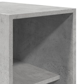vidaXL Ντουλάπα Γκρι Σκυρ. 30x50x200 εκ. από Επεξεργασμένο Ξύλο