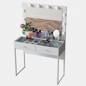 Τουαλέτα Μακιγιάζ Λευκό BUCLEVA 90x40x141.8