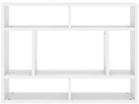 vidaXL Ραφιέρα Τοίχου Λευκή 75 x 16 x 55 εκ. από Μοριοσανίδα
