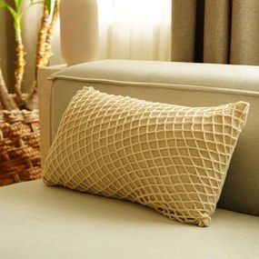 Μαξιλαροθήκη Διακοσμητική Ket 150CRG1148 Beige Aberto Design 30X50 100% Βαμβάκι