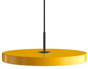 Φωτιστικό Οροφής Asteria Medium Black 2175C4173 Φ43x4cm Led 1300lm 16W 3000k Saffron Yellow Umage