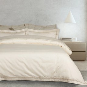 Σεντόνια Executive 1699 (Σετ 4τμχ) Ivory Das Home King Size 250x270cm 100% Βαμβακοσατέν