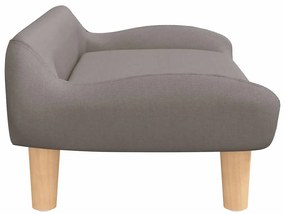 vidaXL Καναπές Παιδικός Taupe 70x40x24 εκ. από Υφασμάτινη
