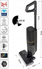 ZILAN ZLN8000 AURUM CORDLESS WET VACUUM CLEANER