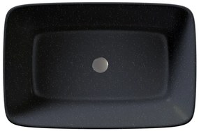 Sanitec Atlas 281 Νιπτήρας Συνθετικός Επικαθήμενος 56,5x39,5x12cm Metallic Space