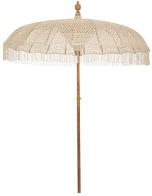 Ομπρέλα Μακραμέ 84847 185x170cm Natural-White