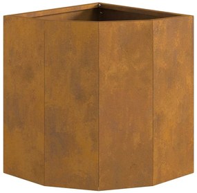 vidaXL Γωνιακό Ροδόδεντρο Σκ rusty 30 x 30 x 35 εκ