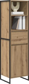 vidaXL Βιβλιοθήκη Artisan Δρυς 43 x 36 x 150.5 εκ Επεξεργασμένο Ξύλο