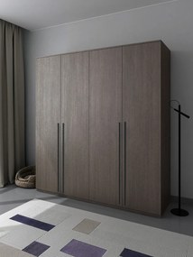 Τετράφυλλη Ντουλάπα Wenge LUMEA 180x55x200