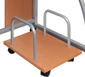vidaXL Γραφείο Υπολογιστή Καφέ 110 x 52 x 88,5 εκ. Επεξεργασμένο Ξύλο