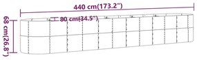 ΖΑΡΝΤΙΝΙΕΡΑ ΚΑΦΕ 440X80X68 ΕΚ. ΑΤΣΑΛΙ ΜΕ ΗΛΕΚΤΡ. ΒΑΦΗ ΠΟΥΔΡΑΣ 318970