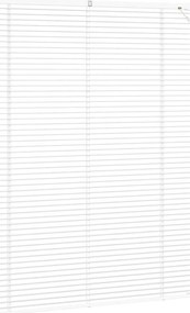 vidaXL Ρολό Παραθύρου με κουρτίνες Άλλο Λευκό 105 x 130 cm Αλουμίνιο