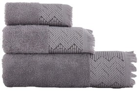 Πετσέτα Sylvester 901-Lightt Grey Nef-Nef Χεριών 30x50cm 100% Cotton