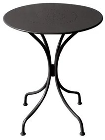 PARK Τραπέζι Μέταλλο Βαφή Μαύρο Φ60cm H.70cm Ε5170,1