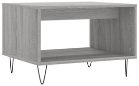 vidaXL Τραπεζάκι Σαλονιού Γκρι Sonoma 60x50x40 εκ. από Επεξεργ. Ξύλο