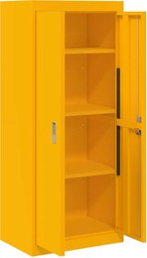 vidaXL Ντουλάπι αποθήκευσης Χαμομηλί κίτρινο 60 x 40 x 140 cm