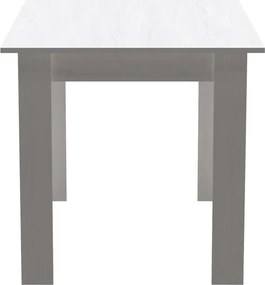 Τραπέζι Manka μελαμίνη σε λευκή απόχρωση 110x80x77εκ 110x80x77 εκ.