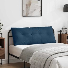 vidaXL Μαξιλάρι Πλάτης Μπλε 120 x 19 x 50 εκ ύφασμα