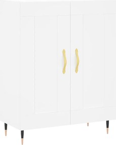 vidaXL Ντουλάπι Λευκό 69,5x34x180 εκ. από Επεξεργασμένο Ξύλο