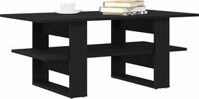 vidaXL Τραπεζάκι σαλονιού Μαύρη Οξυά 102 x 55 x 42 cm
