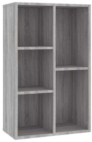 vidaXL Βιβλιοθήκη/Βοηθητικό Ντουλάπι Γκρι Sonoma 50x25x80 εκ Επεξ Ξύλο