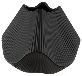 Βάζο Κεραμικό Μαύρο 22X22X19Cm 22X22X19Cm-05161423