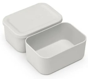 Κουτί τροφίμων Brabantia Make&Take 1006292, 2 l, Με διαχωριστικά, Στεγανό κλείσιμο, Χωρίς BPA, Ανοιχτό γκρι