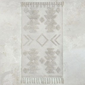 Χαλάκι Κουζίνας Lucia 60x130 Light Beige Nima 60X130cm Βαμβάκι