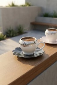 Stewehome Σετ πορσελάνινων φλιτζανιών καφέ για 6 άτομα Πολύχρωμο