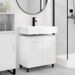 vidaXL Έπιπλο μπάνιου Λευκό 60 x 35 x 60 εκ. Επεξεργασμένο Ξύλο