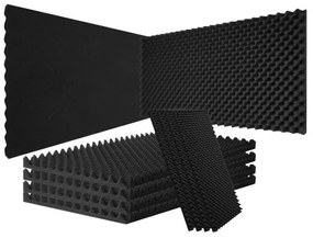 VEVOR Acoustic Foam Panels 2 Pack 48 x 24 x 2 in for Studio Wall and Ceiling