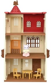 Παιχνίδι Μινιατούρα Σπίτι Πύργος Με Κόκκινη Στέγη Sylvanian Families 5400 Multi Epoch Toys