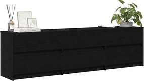 vidaXL Μονάδες TV 180 x 34 x 50 εκ Μαύρη Οξυά