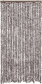 vidaXL Σήτα Εντόμων Καφέ και Λευκό 100 x 230 εκ. από Σενίλ