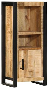 vidaXL Σετ Επίπλων Μπάνιου 3 pcs Καφέ και Μαύρο Στερεό ξύλο μάνγκο