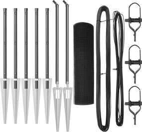 vidaXL Στύλος Περιφράξεων Γκρι