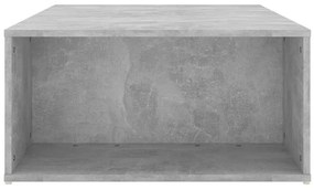 Τραπεζάκι Σαλονιού Γκρι Σκυροδέματος 90x67x33 εκ. Μοριοσανίδα - Γκρι