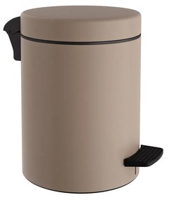 Κάδος Απορριμμάτων Μπάνιου (Φ18x25) Pam & Co 3lt 03-601-103 Matt Beige