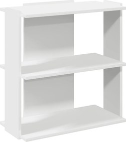 vidaXL Βιβλιοθήκη 3 επιπέδων Λευκό 60x30x60 cm Ξύλινη κατασκευή