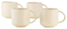Κούπα Speckle (Σετ 4Τμχ) MS0069 360ml Cream Maxwell&Williams Ceramic