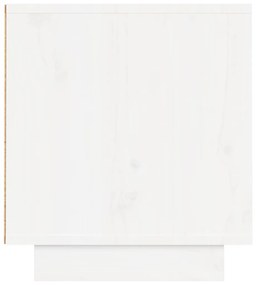 vidaXL Έπιπλο Τηλεόρασης Λευκό 140 x 35 x 40 εκ. από Μασίφ Ξύλο Πεύκου
