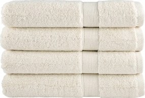 vidaXL Πετσέτες Σάουνας SOLUND 4Τεμ. Κρεμ 80x200 εκ. 600 γρ/μ²