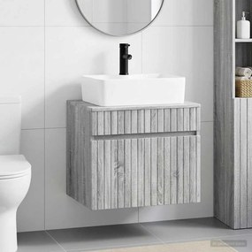 vidaXL Σετ Επίπλων Μπάνιου Γκρι Sonoma Επεξεργασμένο Ξύλο