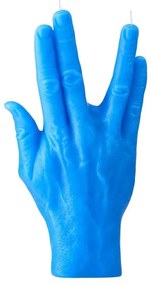 Κερί Χειρονομίας Live Long And Prosper 365gr 22x13x5cm Blue Candle Hand Paraffin