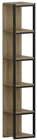 Βιβλιοθήκη Texas 875ZNA3612 33,7x29,5x180cm Black-Oak